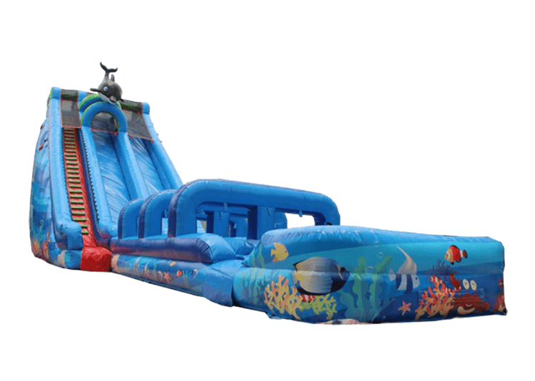 20230424_111720 transparent smaller wet slide Bounce House Rentals, Delaware Wet Slides